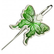Hook Bookmark Page Marker - Green Butterfly