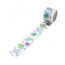 Decorative Funny Washi Paper Tape Roll Shell Pattern