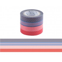 4PCS DIY, Office And Gift Wrap Washi Paper Tape Decorative Masking Tapes