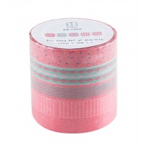 Art & Craft, Scrapbooking, DIY, Japanese Masking Tape Cute and Lovely Tape Set of 5 Rolls