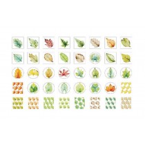 Scrapbooking Paper Scrapbooking Stickers Diary Decor - Leaves