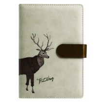 Reindeer Notebook Diary Book For Office/School/Home