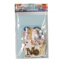 Include 6 Cards and 6 Envelopes DIY Card Kit with Embellishments