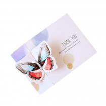 Pretty Butterfly Thankful Greeting Cards Set of 5