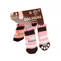 Cute Cats/Dogs Anti Slip Socks Warm Outdoor Pet Socks