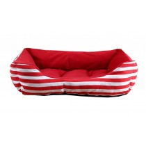 Pet Beds for Dogs and Cats Fashion Design - Red Stripe