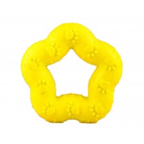 Chew Toy for Dog Rubber Dogs Play Toys Sound Toys- Yellow