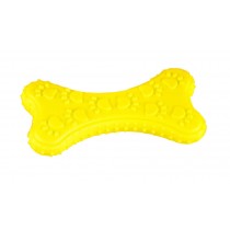 Bone Shape Dogs Chew Cleaning Toys - Yellow