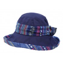 Womens Bowknot Hat Foldable Beach Cap Sun Hat