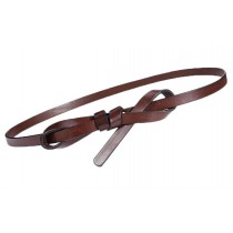 Simple Design Leather Adjustable Waist Belt