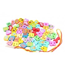 Children DIY Jewelry Beads Set Necklace Crafts Animals and Numbers