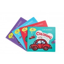Funny Coloring Book (Beginner Level 2) Without Brush /Set of 4