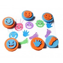 Set of 6 Sponge Stamper Toy for Kids Baby Painting Set