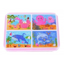 A Set of Baby Early Learning Puzzle Wood Kids Home Toy