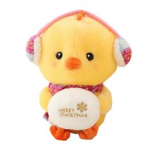 Small Yellow Chicken Doll Plush Toy Doll Birthday Gift for Children