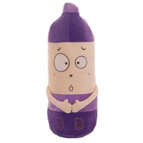 Purple Cute Facial Expression Pencil Plush Toy Children Gift