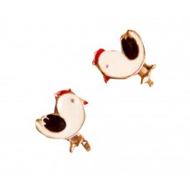 One Pair of Lovely Chicken Kids Ear Clips/Earrings/Studs No Ear Hole Needed