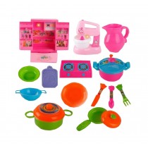 A Set of Realistic Cookware for Kids Pretend Toy Set