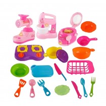 Children Kitchen Cooking Pretend Toy Set