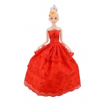 Princess Doll Wearing Wedding Dress Suits Girls Play House Toys