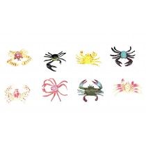 [Mini Crab] Durable PVC Crab Set for Kids Baby Birthday Gift