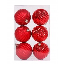 6CM Christmas Tree Balls Christmas Hanging Ornaments Set A01
