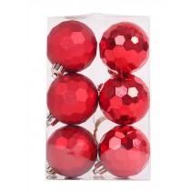 6CM Christmas Tree Balls Christmas Hanging Ornaments Set B01