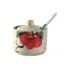 Japanese Style Ceramics Spice Jar Salt Seasoning Jar Home Resturant Jar A02