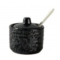 Japanese Style Ceramics Spice Jar Salt Seasoning Jar Home Resturant Jar A06