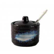 Japanese Style Ceramics Spice Jar Salt Seasoning Jar Home Resturant Jar A12