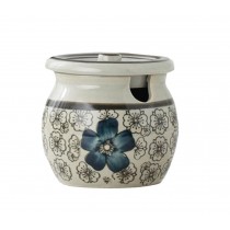 300ML Japanese Ceramics Spice Jar Salt Seasoning Jar for Home Resturant B04