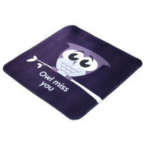 Simple All-match Cute Cartoon Animal Multi-purpose Summer Cushions Dark Blue Owl