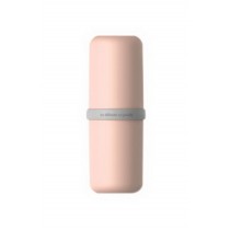 Pink Upgraded Version Portable Dental Device Storage Case Cute Toothbrush Holder