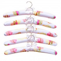 Set Of 5 Pastoral High-grade Printed Cotton Cloth Lace Pretty Hangers A Bit Cake