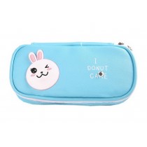Blue Rabbit Multifunctional Creative  Pupil Large Capacity   Lovely  Pencil Case