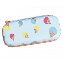 Light Blue Ice Cream Creative Large Capacity Multi-functional Lovely Pencil Case
