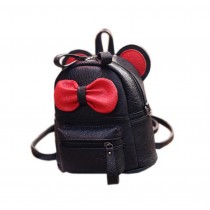 Cute Toddler Backpack Kindergarten Bag Travel Kids Backpacks Purse Bowknot Black