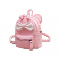 Cute Toddler Backpack Kindergarten Bag Travel Kids Backpacks Purse Bowknot Pink