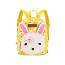 Rabbit Kids School Bag Toddler Backpack Canvas Travel Backpacks Purse Yellow