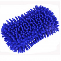 Sponge With Scrubber, Perfect For Car, Set Of 2, Royalblue