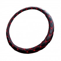 Fashion And Comfortable Automotive Steering Wheel Cover Black/Red