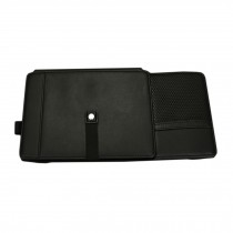 Luxury PU Multi-function CD/DVD Car Visor Organizer Holder Case(Black)