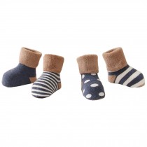 5 Pairs of Cozy Baby Products  Unisex Baby Cotton Socks,  1-3 years