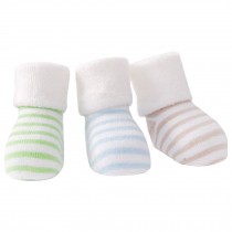 5 Pairs of Cozy Soft Baby Products  Unisex  Durable Baby  Cotton Stripe Socks,  1-3 years