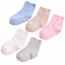 5 Pairs of Cozy Soft Kids Products  Comfortable Wear Unisex  Durable Cotton  Socks,  2-3 years