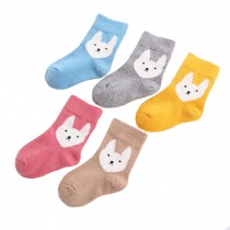 5 Pairs of Cozy Soft Kids Products Comfortable Wear Unisex  Durable Cotton  Socks, rabbit?? 2-3 years