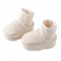 1 Pair Pure Cotton Unisex Newborn Baby Socks Warm Foot Socks, B