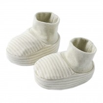 1 Pair Pure Cotton Unisex Newborn Baby Socks Warm Foot Socks, C