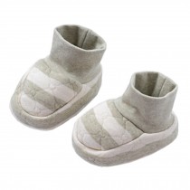 1 Pair Pure Cotton Unisex Newborn Baby Socks Warm Foot Socks, H