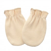 Warm Unisex-Baby Gloves Newborn Mittens Soft No Scratch Mittens, Yellow